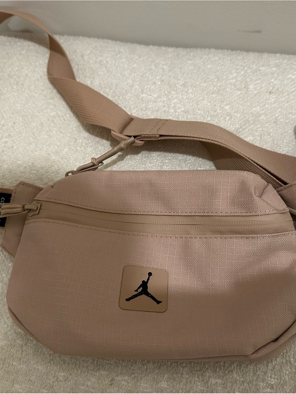 Jordan Pink Tan Crossbody Fanny Pack